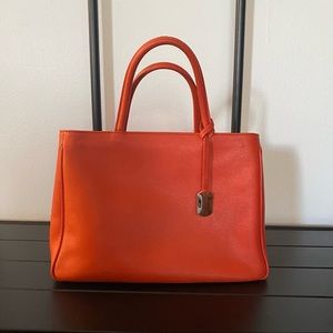 Furla Orange Cross Body Handbag